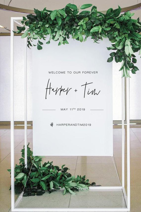 wedding welcome sign 